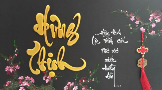 Ý nghĩa chữ Hưng Thịnh trong chữ thư pháp Việt